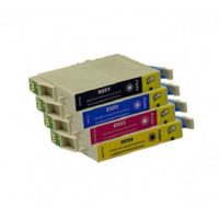 0556 - Cartouche d'encre équivalent EPSON T0556 compatible "Canard" PACK 4 CARTOUCHES - 4 COULEURS