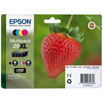 2996 - EPSON Multipack Fraise 29XL Encre Claria Home 4 couleurs 30,5ml