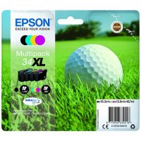 Cartouche d’encre originale EPSON T3476 « BALLE DE GOLF » Pack 4 Couleurs XL C13T34764010