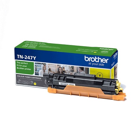 Toner Jaune TN247 Compatible Brother - Pour Imprimantes MFC-L3750CDW, DCP-L3550CDW, HL-L3230CDW, Etc. - 4