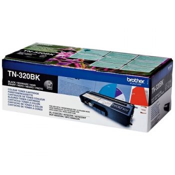 Brother TN320 Cartouche de toner noir d'origine - TN320BK- 2500 Pages