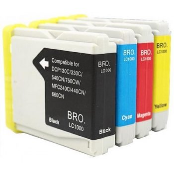 970 - Cartouche d'encre équivalent BROTHER LC-970VALBP compatible (LC970) PACK 4 COULEURS