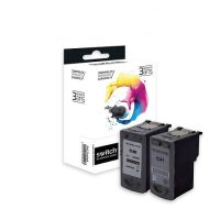 Canon 40/41 - SWITCH Pack x 2 jet d'encre équivalent à PG40, CL41, 0615B001, 0615B036