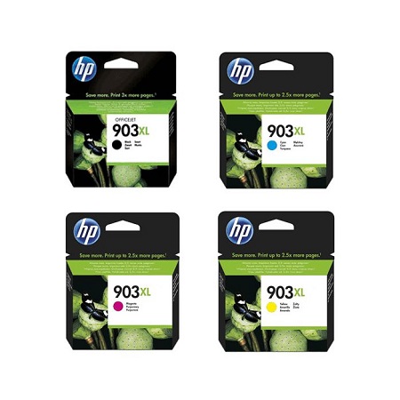 Lot De 4 Cartouches HP 903XL Compatibles NOPAN-INK - Noir + Couleur - Neuf Sous Emballage