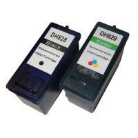 Lot cartouches d'encre compatibles Dell All-in-One 966, 968, A966, A968 - Remplace: Dell DH828, DH829, CH883, CH884, Serie 7