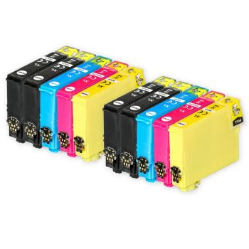 604 - Epson 604 XL Pack de 10 cartouches compatibles - C13T10H64010 "série ananas "