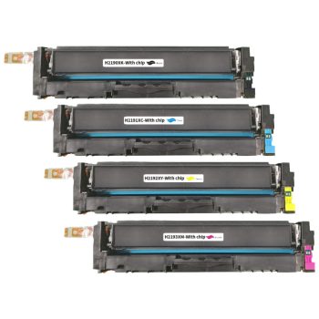 Hp 219X - Pack x 4 Toners équivalent à W2190X-W2191X-W2192X-W2193X