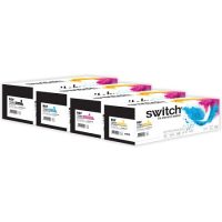 OKI C5650 - SWITCH Pack x 4 Toner équivalent à 43872308, 43872307, 43872306, 43872305 - BCMY