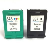 Cartouche d'encre équivalent HP 337/343 compatible (HP338-HP343) C9364EE C8766EE NOIR + TRICOLOR