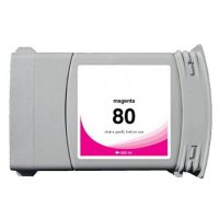 Cartouche équivalent HP 80 compatible C4847A Magenta 350 Ml