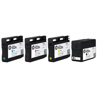 HP Original 932XL/933XL Combo Pack Of 4 Ink Cartridges (C2P42AE 6 thumbnail image