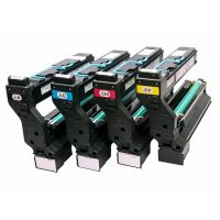 Konica Minolta 17105 CMYK Multipack Cartouches de Toner compatibles (1710582-001 / 1710594-001)