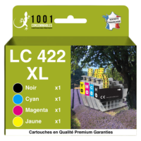 Brother Compatible LC 422 Pack 4 cartouches (LC422)