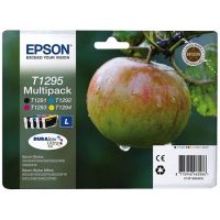 Cartouche d'encre EPSON T1295 Originale « Pomme » Pack 4 Couleurs
