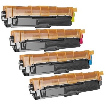 Lot de 4 toners compatibles Brother TN-241BK, TN-245C, TN-245M et TN-245Y