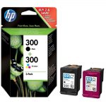 HP 300 (CN637EE) Multipack Noir / Tricolor Multipack 2 cartouches d’encre HP 300  CC640EE+CC643EE
