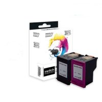 SWITCH H305XXLB/CL - PACK X 2 ÉQUIVALENT À HP 6ZD17AE - NOIR TRICOLOR