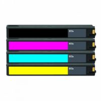 Lot de 4 Cartouches d'encre génériques pigmentées HP 973X 4 Couleurs
