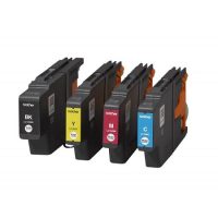 Cartouche d'encre équivalent BROTHER LC 1240VALBP XL compatible (LC12400) Pack 4 Couleurs