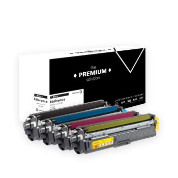 Lot de 4 toners compatibles Brother TN-241, TN-242, TN-245 et TN-246